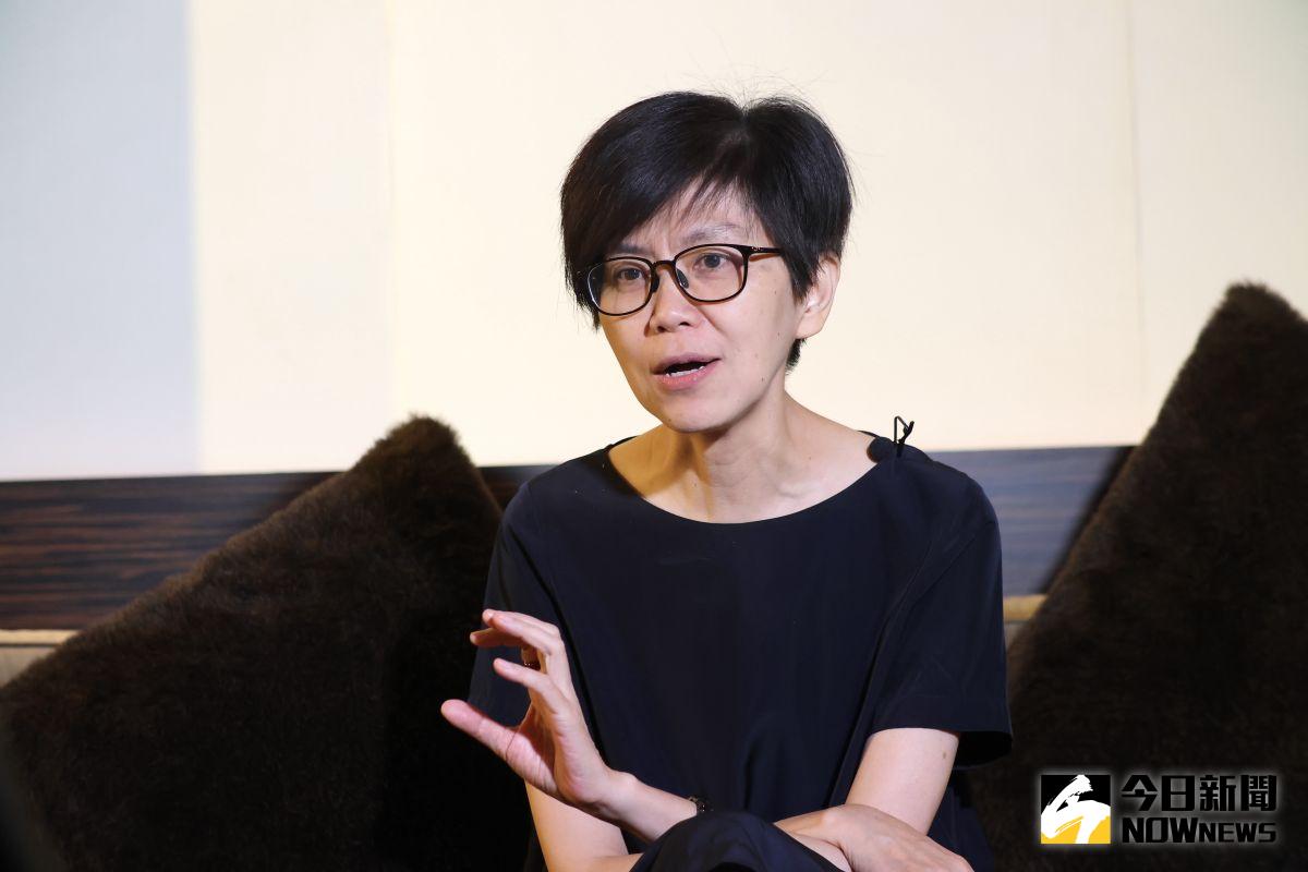 ▲提到兩廳院追求永續遇到的阻礙，國家兩廳院藝術總監劉怡汝堅定地說，對的事情也只能咬著牙做。（圖／記者陳明中攝，2023.06.29）