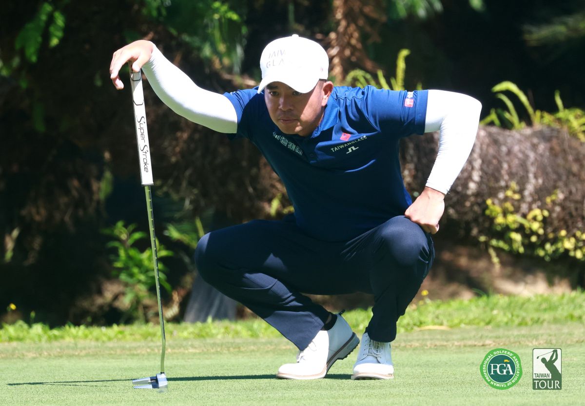 ▲第二回合詹世昌擊出66桿兩天以(-13)暫列第一。(官方提供)
