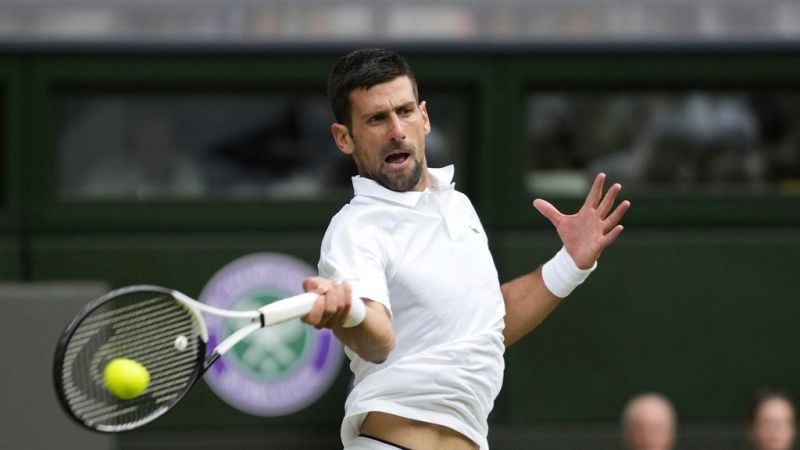 ▲7屆溫網冠軍Novak Djokovic稱對手在他訓練時對自己進行拍攝和錄音。（圖／美聯社／達志影像）