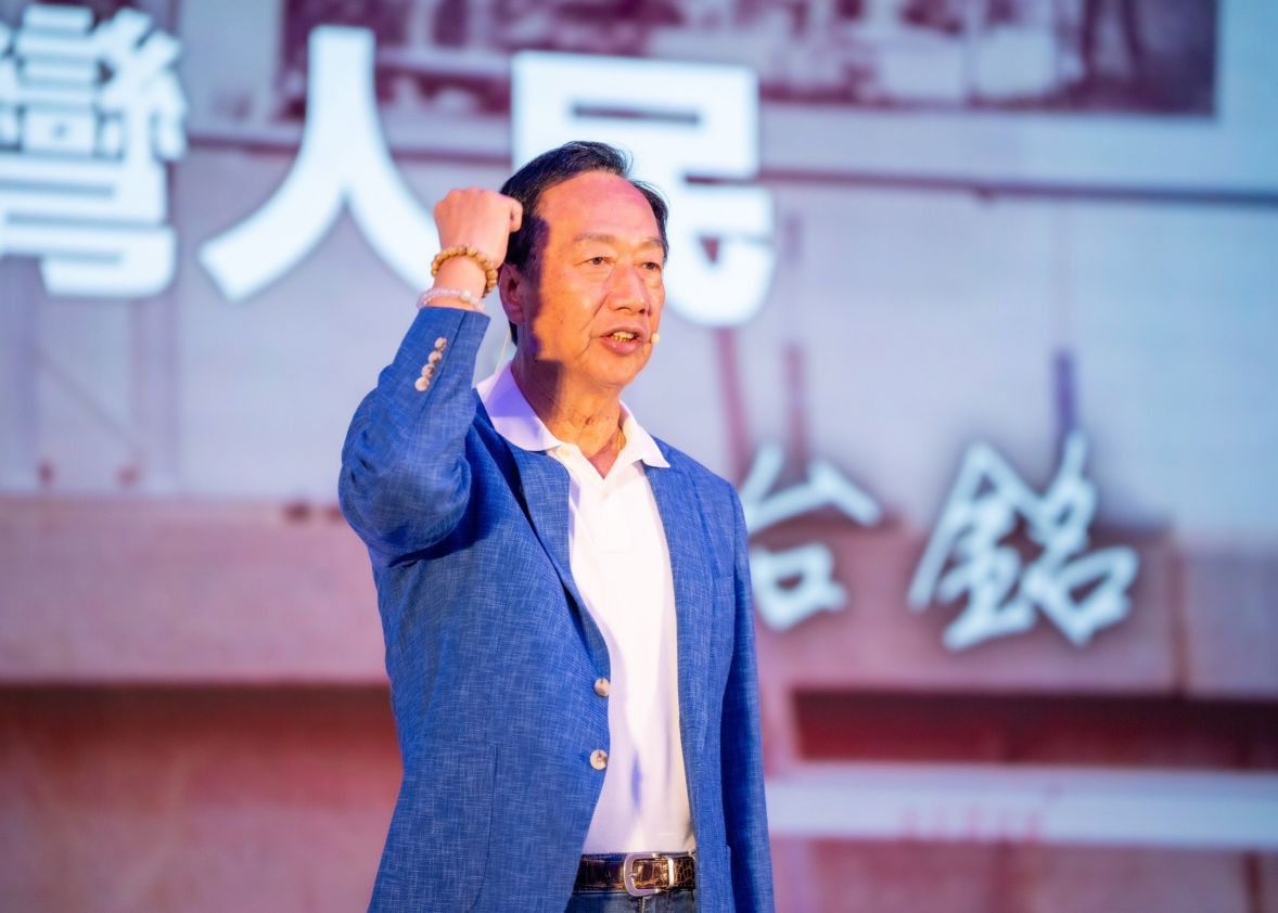 ▲鴻海集團創辦人郭台銘是藍軍大團結的重要整合對象。（圖／郭台銘辦公室提供）