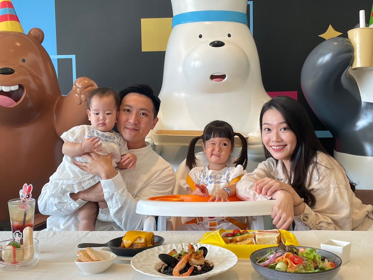 ▲和逸飯店‧台南西門館以超人氣卡通探險活寶、飛天小女警、熊熊遇見你等，以及豐富的戶外、室內遊樂設施吸引親子族群，7月14日起推出下午茶新菜，多道異國風味料理餐點增添創意 (圖╱記者林怡孜攝，2023,07,14)