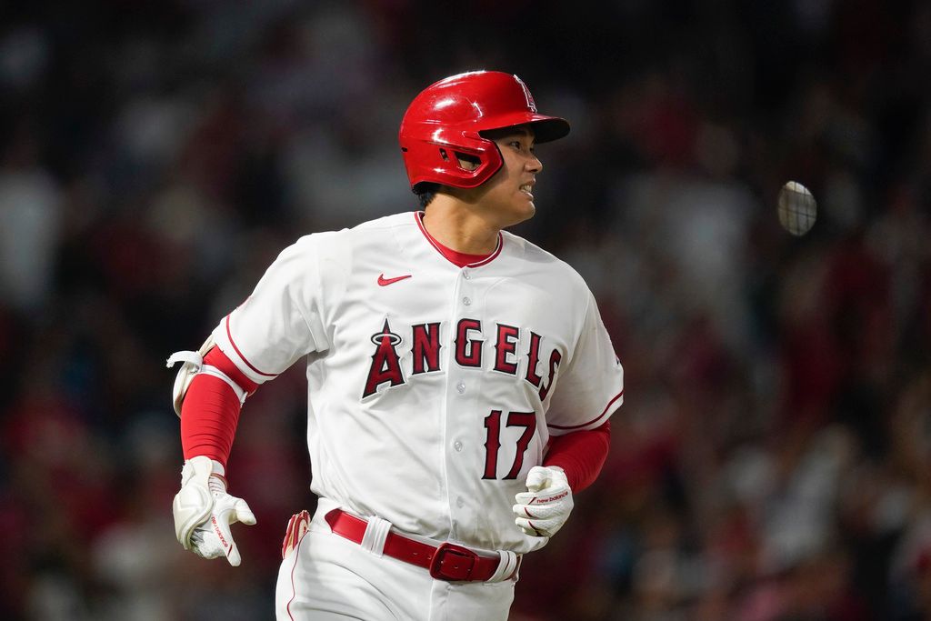 ▲天使隊日籍二刀流好手大谷翔平開轟，率領天使逆轉勝。（圖／美聯社／達志影像）