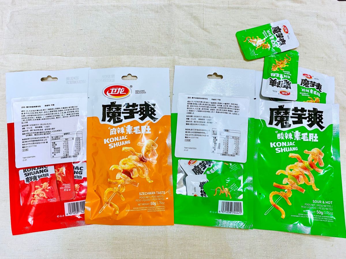 ▲《NOWnews今日新聞》實際走訪，發現「魔芋爽」於超商、超市、電商網購皆有販售，更有業者透露去年底進貨，至今銷售額已達百萬元。（圖／記者蕭涵云攝）