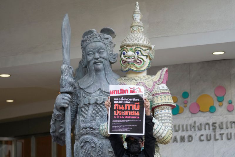 ▲前進黨在泰國掀起「橘色浪潮」，吸引大批選民支持。（圖／美聯社／達志影像）