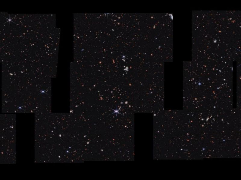 ▲美國太空總署（NASA）宣佈，透過「韋伯望遠鏡」觀測，近期在代號「CEERS 1019」的古老星系中，發現一個活躍的超大質量黑洞。（圖／NASA官網）