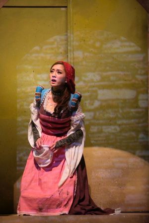 ▲楊千霈坦言，她非常期待舞台劇的演出，結果卻發生嚴重破相事件，讓她有些懊惱，幸好兩部劇如期演出。（圖／楊千霈提供）