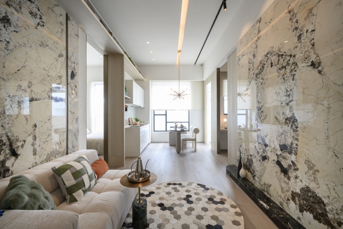 ▲憑藉豐富的基本面條件，「新濠一滙」已成區內賣相十足的指標個案。(圖／品牌提供)