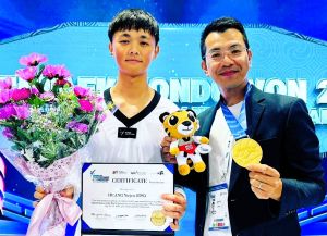 ▲黃鈺仁(左)也直言，「目標就是再度站上奧運舞台，重返榮耀。」圖／黃鈺仁提供