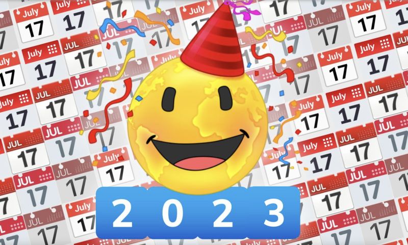 ▲EMOJI 已經10年了，其中😂喜極而泣表情符號，從2013年一路紅到2023年，可說是EMOJI 之王！（圖／翻攝Emojipedia）