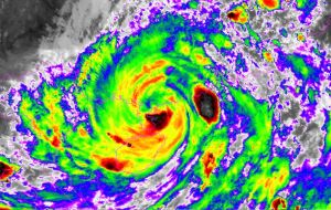 ▲菲律賓東方海面近兩日可能生成颱風。（圖／RAMMB）