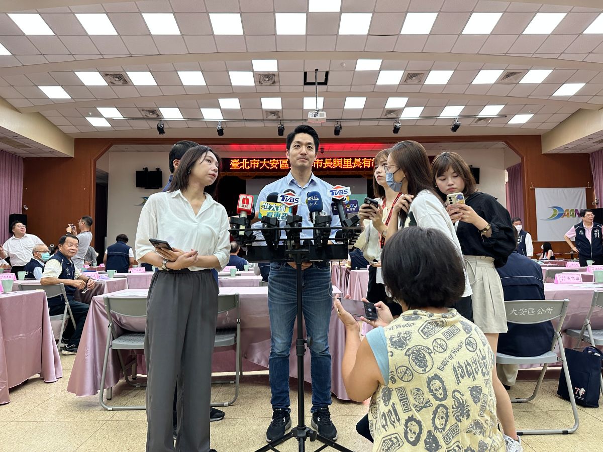 ▲台北市長蔣萬安接受媒體聯訪（資料照／記者邱新博攝）