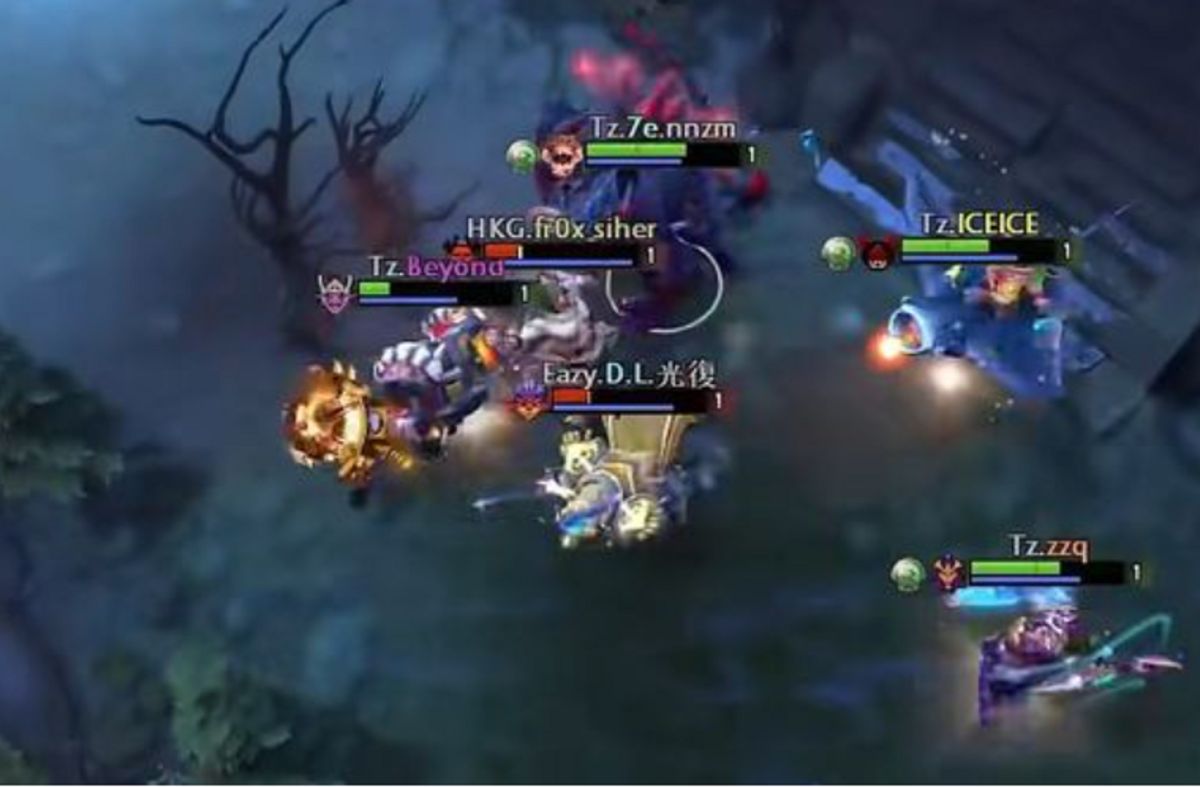 ▲回顧這場遊戲的內容，會發現林奇隆在遊戲中是使用「Easy.D.L光復」進行賽事遊戲，然而比賽當下雖然沒有被強迫中止，但在第二局比賽開始時，選手ID中的光復兩字就已經消失。（圖／ Twitch＠aesf_official）