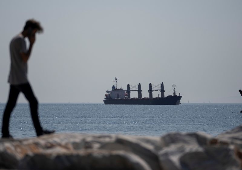 ▲烏克蘭表示，離開敖德薩港的第2艘民用貨輪已經抵達安全水域。俄羅斯早已發出這類船舶可能被當作軍事目標的警告。資料照。（圖／美聯社／達志影像）