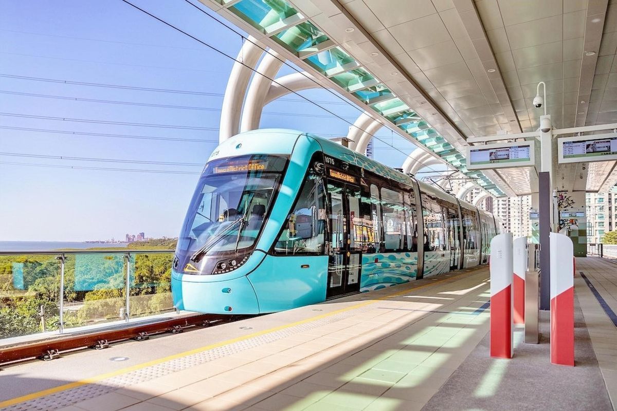 ▲配合萬安46號演習，7月24日淡海輕軌將首度停止營運半小時。（圖 ／新北捷運公司提供）