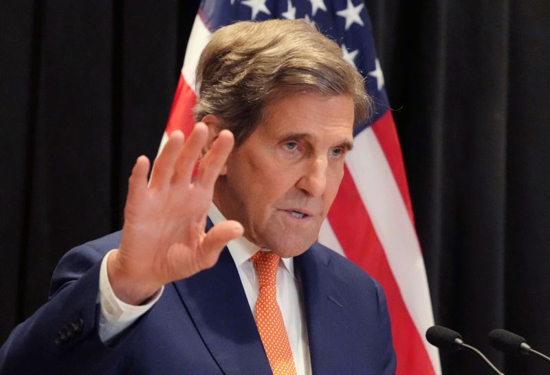 ▲美國氣候特使凱瑞（John Kerry）聲稱，華府沒有規定中國該如何解決氣候問題。（圖／美聯社／達志影像）