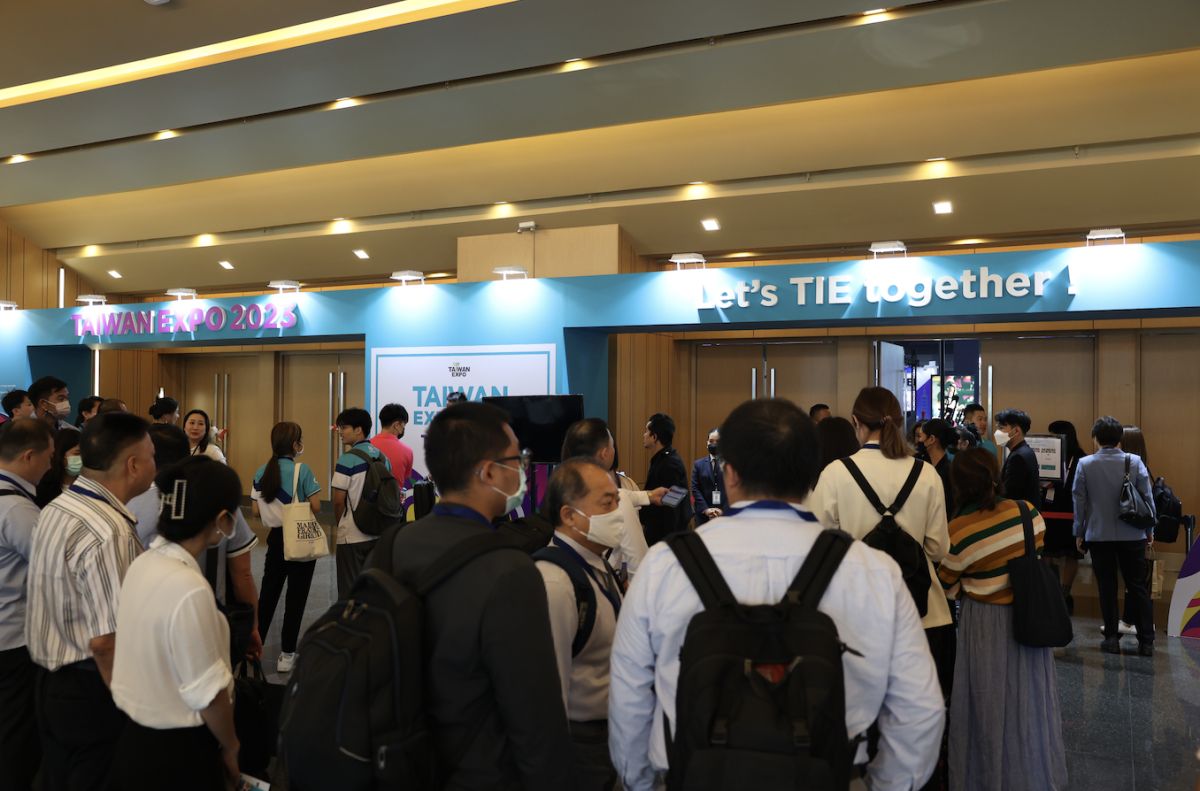 ▲泰國台灣形象展開幕首日，現場人潮絡繹不絕。（圖／貿協提供）