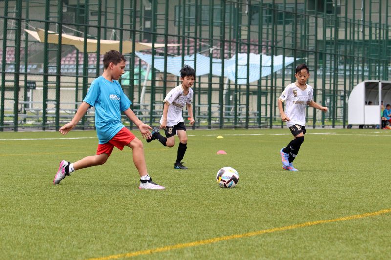 ▲ FC Sant Joan Despí俱樂部首次訪台進行足球交流。官方提供