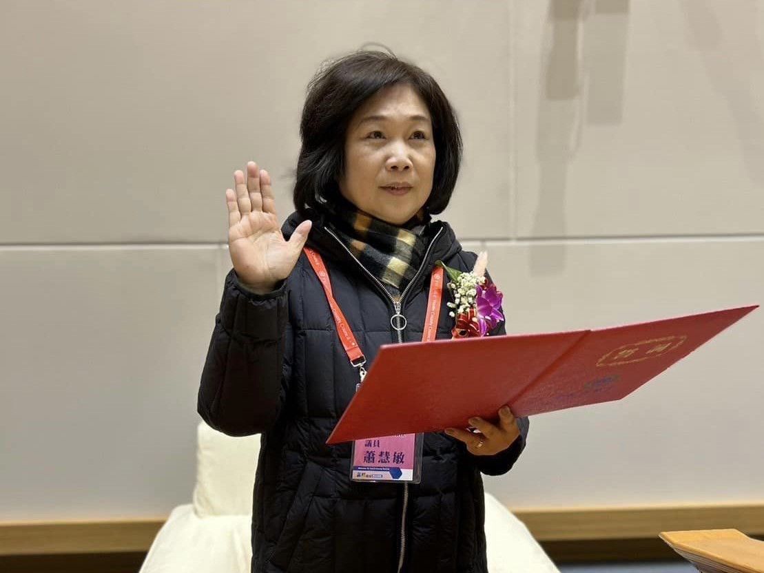 ▲雲林縣議員蕭慧敏去年競選期間與樁腳涉嫌買票。（圖／翻攝畫面）