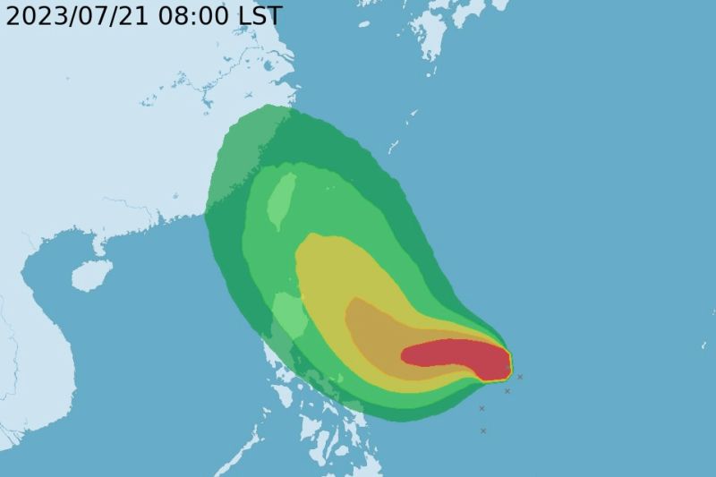 ▲氣象專家彭啟明指出，蘇芮颱風對台灣陸地威脅性大幅提升，不排除發布陸警，且東部地區要留意大雨發生。（圖／翻攝自網路）