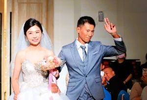 ▲台灣自由車一哥馮俊凱結婚，步入人生新階段。圖／馮俊凱提供