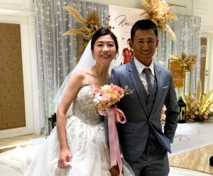 ▲台灣自由車一哥馮俊凱結婚，步入人生新階段。圖／馮俊凱提供