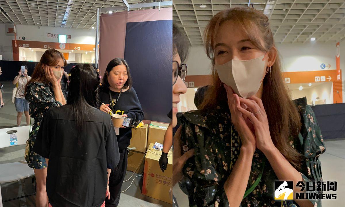 ▲林志玲偷偷現身南港，準備要欣賞老公AKIRA登上超犀利趴的表演。（圖／記者陳雅蘭攝）