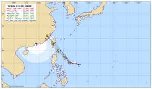 ▲依照目前杜蘇芮的路徑預測，有很高機率侵襲台灣，週三和週四最靠近台灣時，也有機會放颱風假。（圖／翻攝網路）