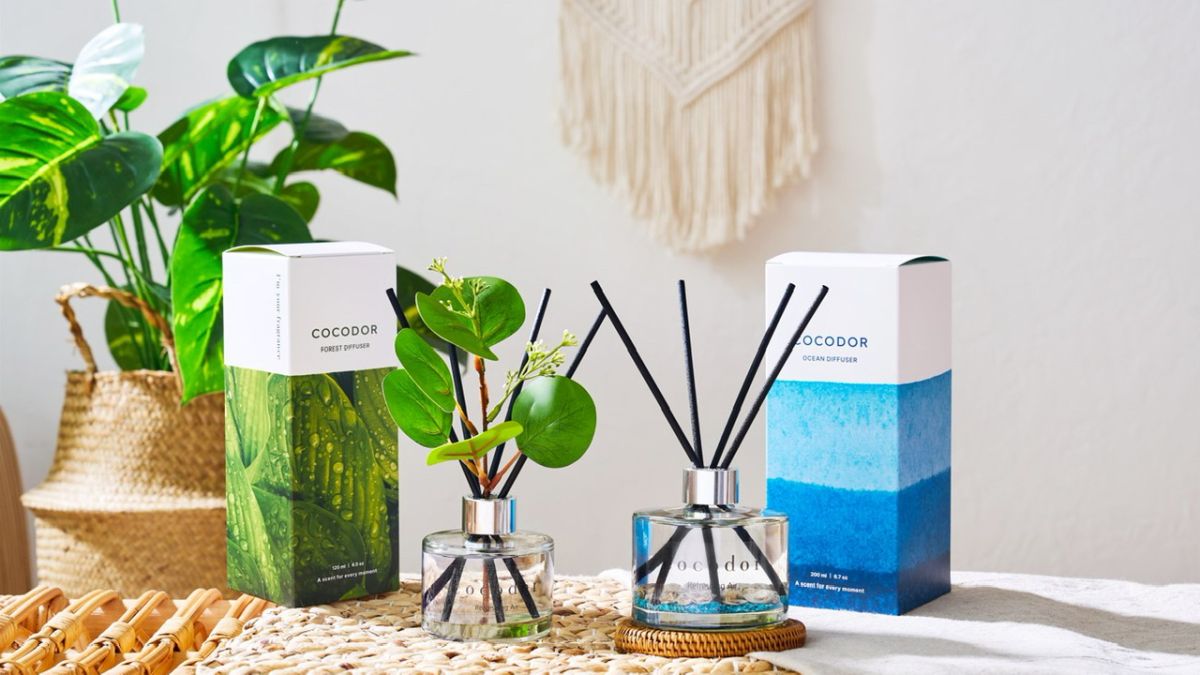 ▲業者今年夏天一次推出三大系列(森林、海洋、夏日)夏季限定擴香瓶。（圖／COCODOR提供）