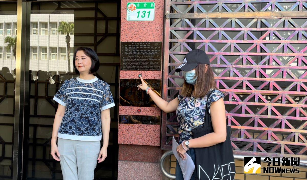 ▲國民黨立委王鴻薇陪同板橋幼兒園何姓幼教師對王婉諭等5人提告（圖／記者潘千詩攝，2023.07.24）