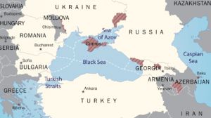 ▲黑海周邊諸國。地圖白色處。（圖／翻攝自網路）