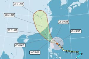杜蘇芮颱風「海陸警齊發」！週三上午暴風圈觸陸　劇烈雨彈轟2天
