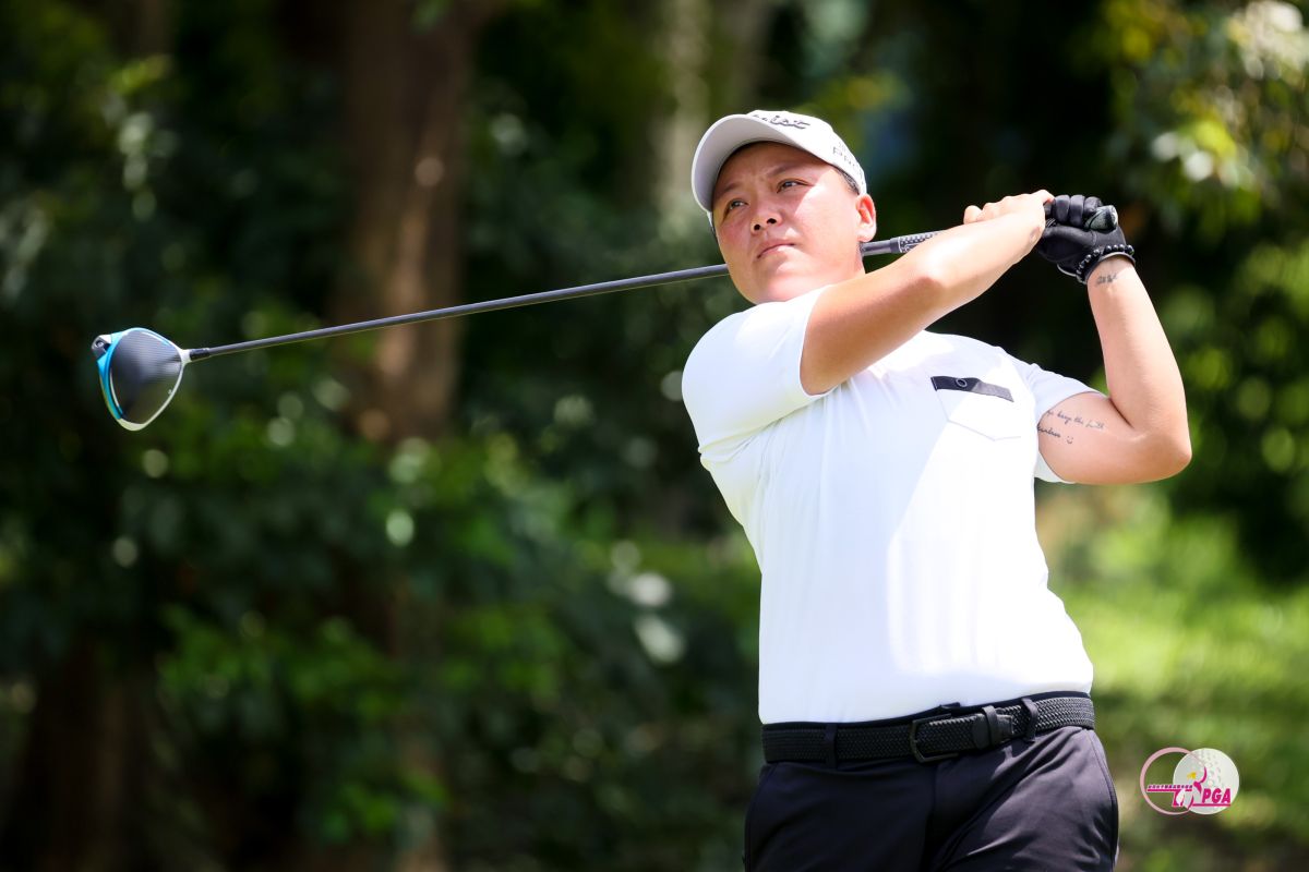▲第一回合梁宜羚以65桿(-7)暫並列第一(TLPGA提供) 