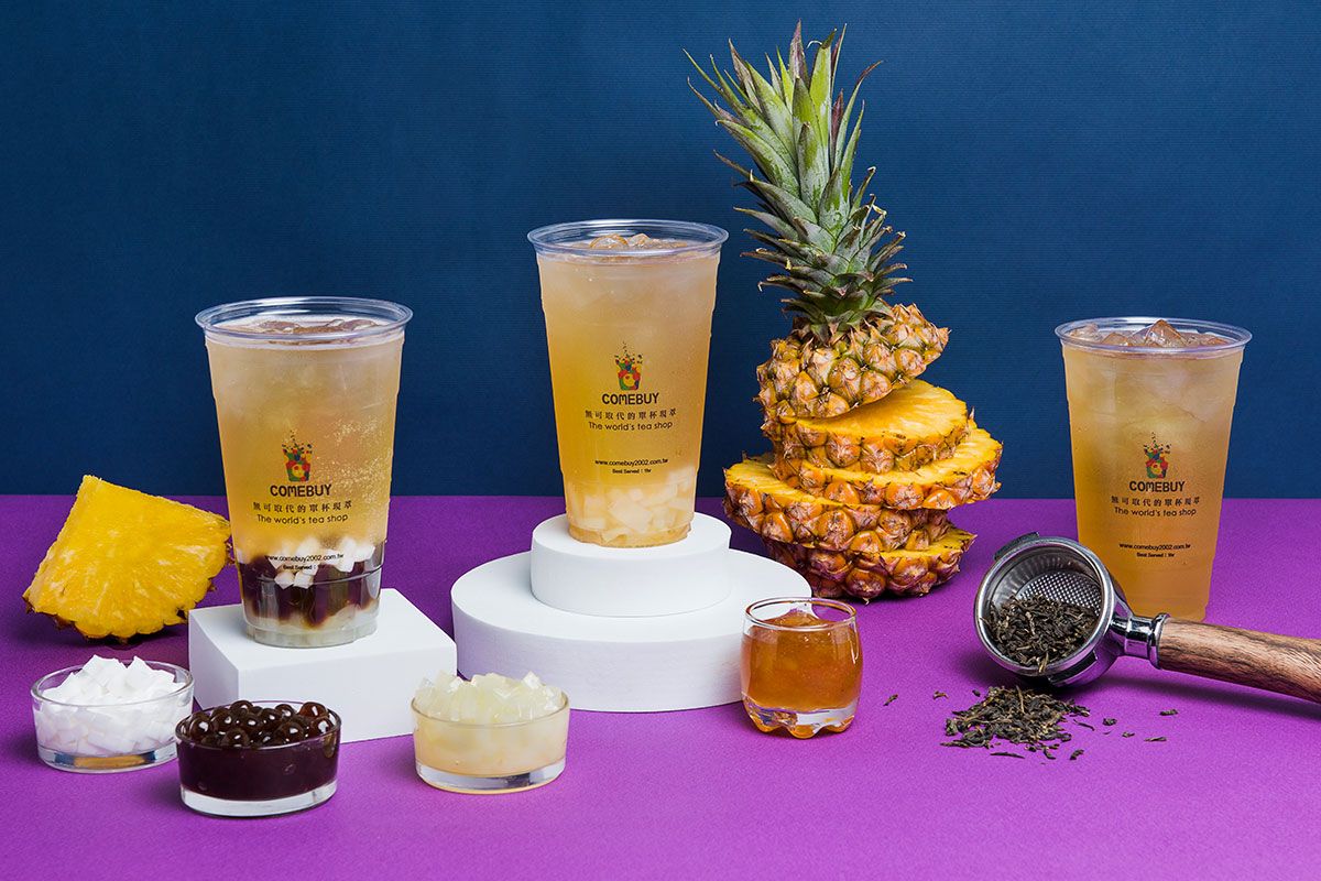 ▲防颱消暑7家手搖飲優惠懶人包！星巴克、大苑子、龜記、旺月捌都「買1送1」、CoCo都可「第二杯半價」，COMEBUY聯名手遊送虛寶又「折扣10元」，清原竟有機會免費喝一個月。（圖／COMEBUY提供）