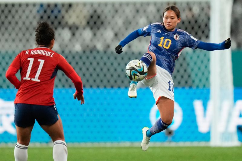 ▲女足世界盃日本轟炸哥斯大黎加球門，確定晉級16強。（圖／美聯社／達志影像）