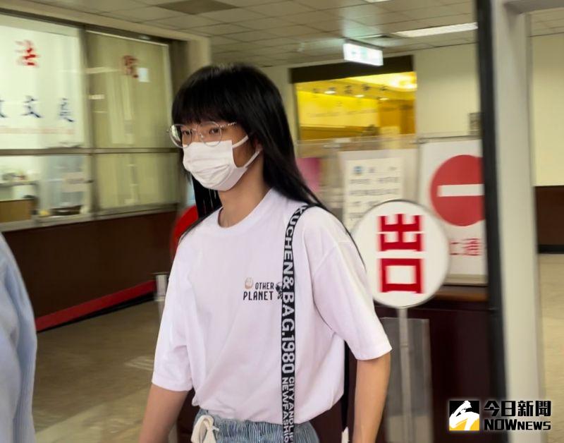 ▲「小玉」朱玉宸,二審刑度加重,必須入監(圖/記者潘千詩攝,2023.07.25)