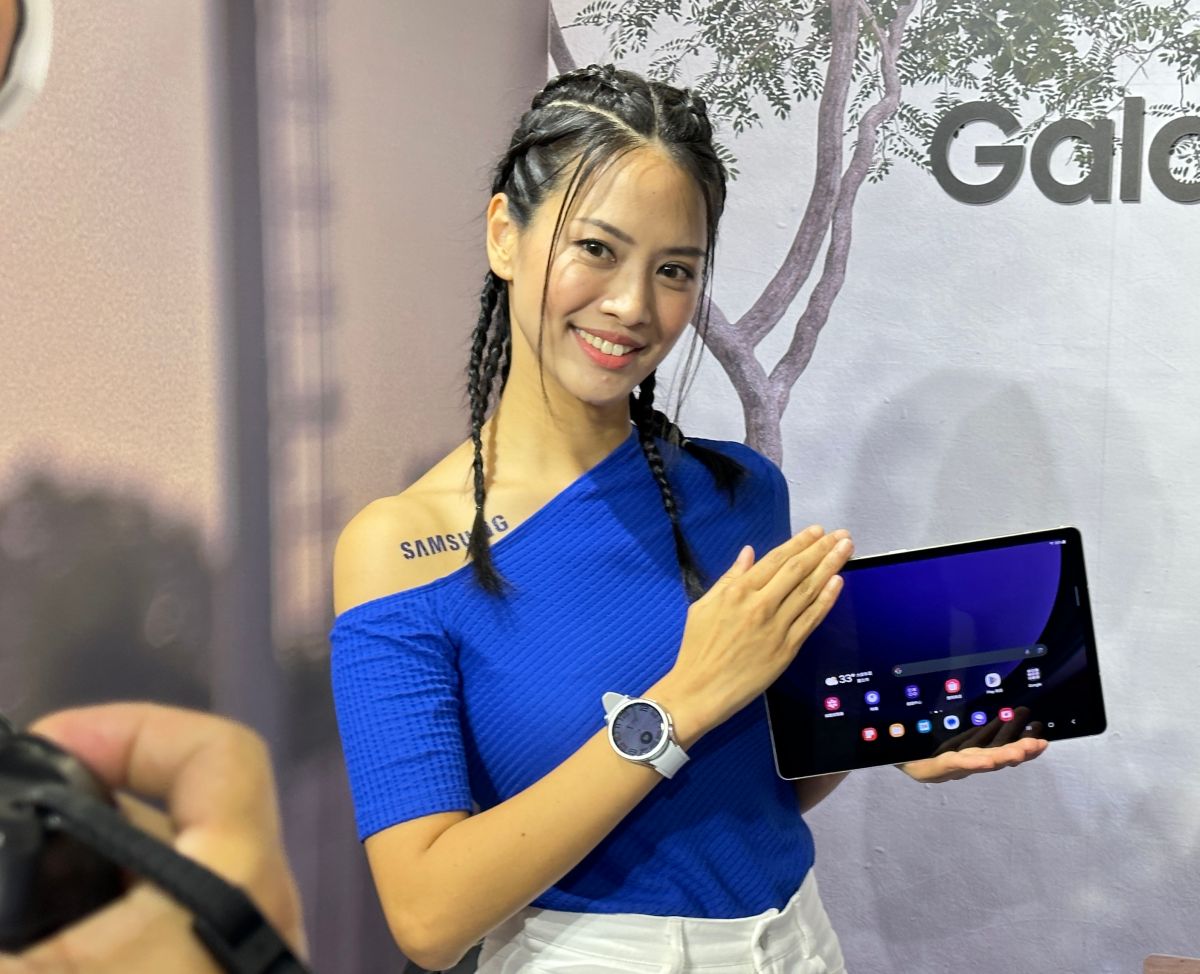 ▲三星今（26）日同步推出Watch6和Watch6 Classic系列2款智慧手錶， 以及Galaxy Tab S9系列三款平板。（圖／周淑萍攝）