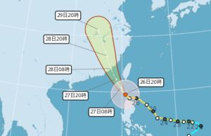 杜蘇芮颱風「明天風雨最兇猛」！暴風圈觸陸範圍漸增　週五才遠離
