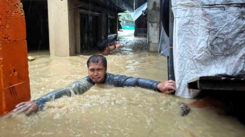 ▲杜蘇芮颱風在菲律賓呂宋島北部釀成災情。（圖／美聯社／達志影像）