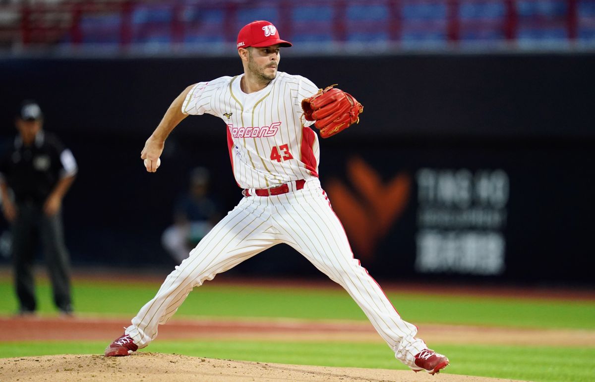 ▲味全龍隊投手布里悍先發好投，幫助味全龍擊敗猛獅。（圖／味全龍提供）