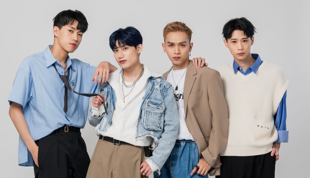 ▲《原子少年》的土星成員開班授課，教學節目裡最熱門的10首歌曲。左起為峻瑋、唐立杰、陳水豐、劉新民。（圖／踢帕娛樂提供）