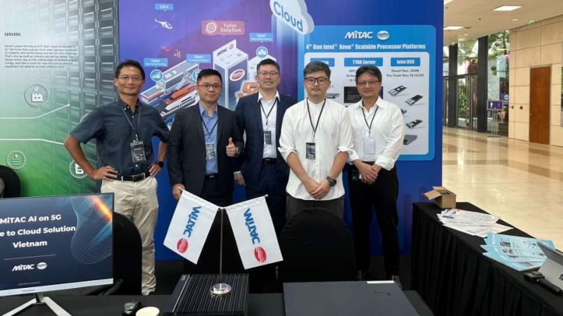 ▲神達投控旗下神雲公司攜神通資料公司，前進越南Intel Solutions Day拓展當地市場。（圖／神達投控）