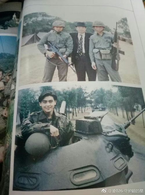 ▲▼林志穎服兵役時的照片。（圖／翻攝自渝026-守护穎的星微博）