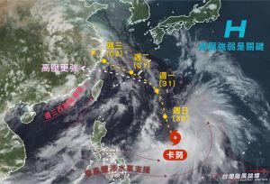 卡努颱風走向看高壓！台灣2地區「風雨有感」　放颱風假機率揭曉
