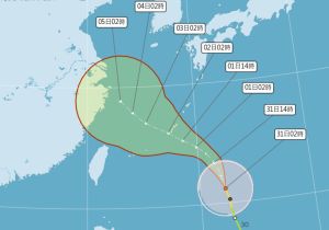 卡努颱風持續增強！最新「海上警報」機率出爐：大雨恐連轟7天
