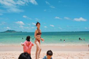 ▲隋棠帶孩子到夏威夷度假1個月。（圖 / 隋棠臉書）