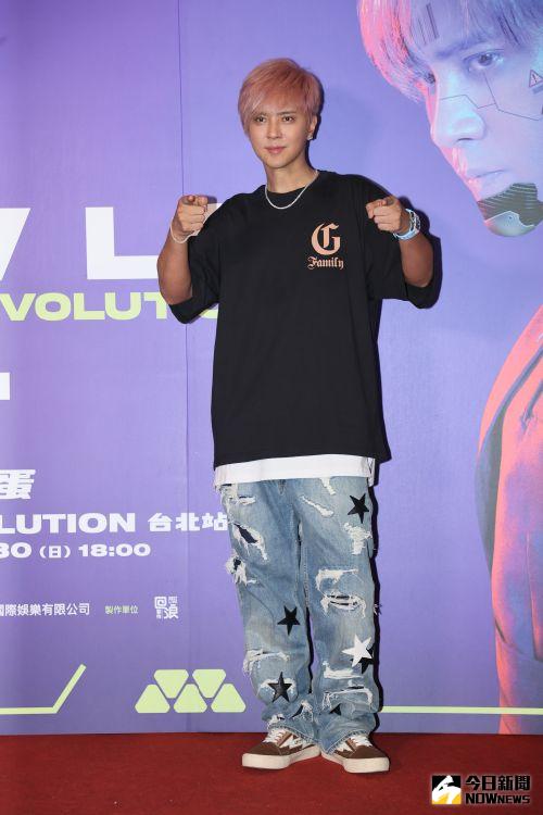 羅志祥在演唱會結束後舉行慶功訪問。(圖/記者鄭孟晃攝) ▲羅志祥在演唱會結束後舉行慶功訪問。(圖/記者鄭孟晃攝)