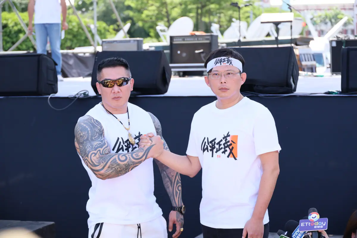 針對陳之漢指控遭槍擊「是民進黨開的槍」一事，民進黨今已委請律師提告誹謗。（圖／鄭孟晃攝）