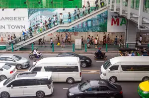 ▲泰國人喜歡買車、開車，是造成塞車的主因之一。（圖／美聯社／達志影像）