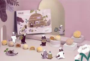 ▲食芋堂今年聯手台灣喵系插畫家，推出超萌禮盒。（圖／業者提供）
