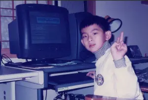 ▲人生中第一台Acer電腦到家裡，讓卓冠廷萌生擔任工程師想法。（圖／卓冠廷提供）